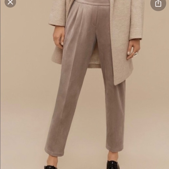 NEW BABATON COHEN SUEDE PANTS - Picture 2 of 8